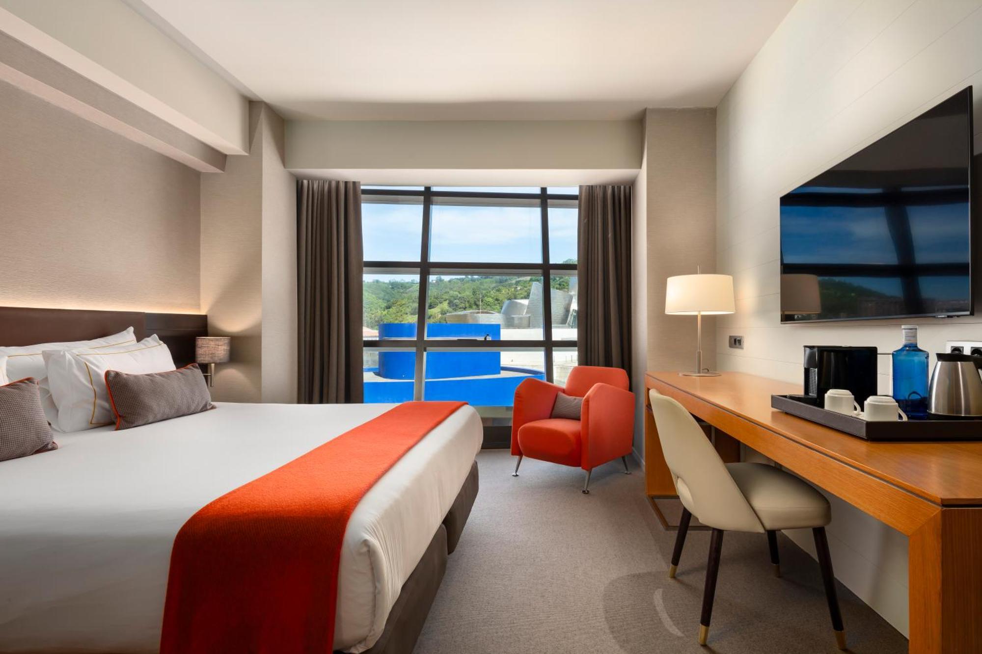 Deluxe Zimmer mit Blick auf das Guggenheim
